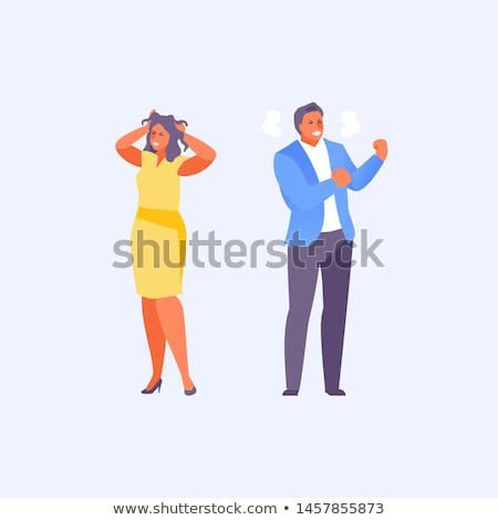 Zdjęcia stock: Woman Pulling Out Her Hair
