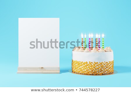 [[stock_photo]]: Happy Birthday Congratulations Template With Text Plate On Background With Balloons Buntings Garlan