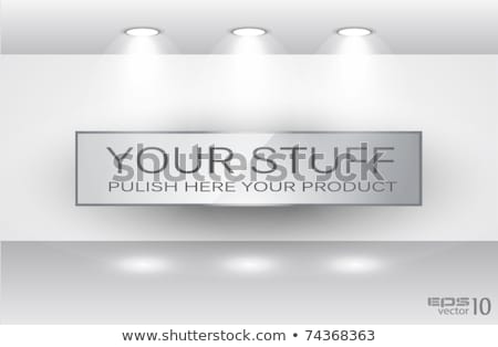 ストックフォト: Shelf With Led Spotlights