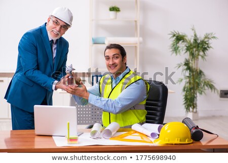 Architect With A Trophy Stock photo © Elnur