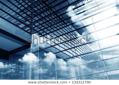 Foto stock: Square Side Of Pane In Business Center