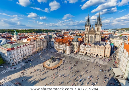 Stock photo: Tourists At Prague Old Town Square