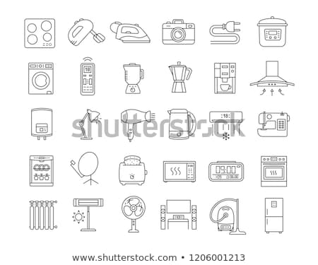 [[stock_photo]]: Flat Vector Icons For Household Appliances