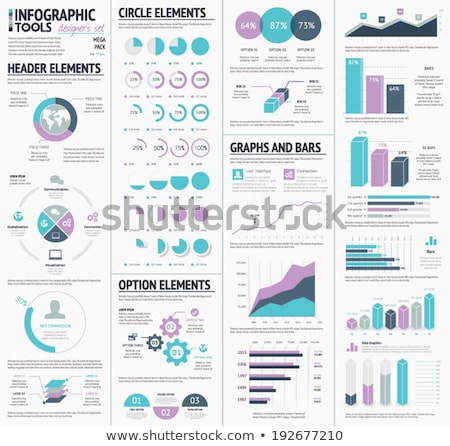 Graph Purple Vector Icon Design Stockfoto © MPFphotography