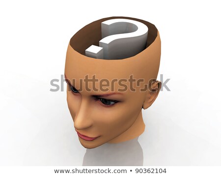 Why So Many Questions In My Head [[stock_photo]] © njaj