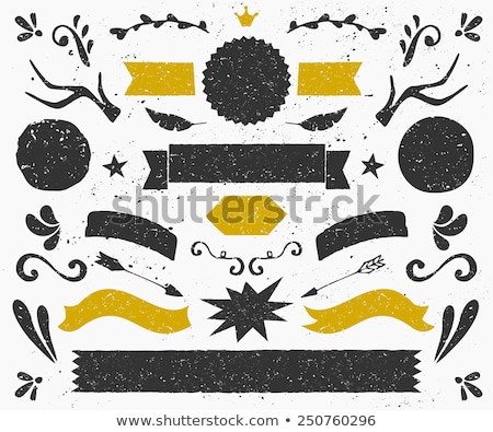 [[stock_photo]]: Old Invitation With Ribbons On The Grunge Background