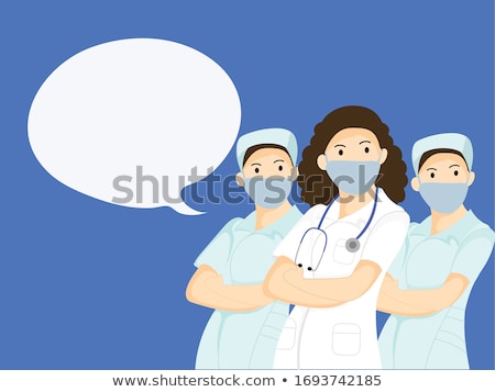 Foto stock: Healthcare And Medical Background Showing Gratitude And Saying Thank You Doctor For Their Support Du