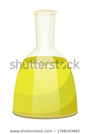 Stock photo: Vegetable Oil For Hair Care Liquid In Vessel