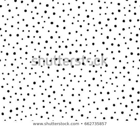 Foto stock: Black Grunge Hand Drawn Round Spot On White