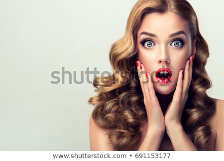 Stock foto: Woman In Shock