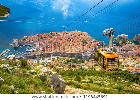 ストックフォト: Panoramic View Of Dubrovnik From The City Walls Croatia