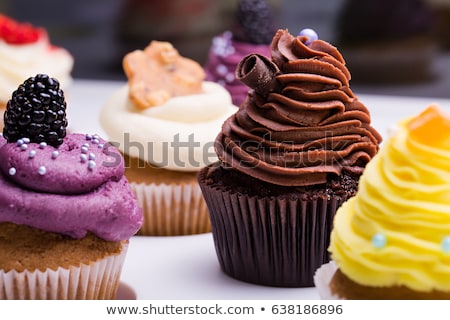 Foto stock: Close Up Of Delicious Cupcake