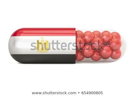 Stock photo: Tablet With Egypt Flag