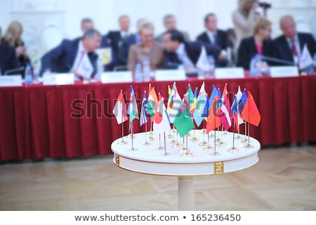 Stockfoto: China And Kyrgyzstan - Miniature Flags