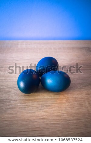 Zdjęcia stock: Neat Arrangement Of Colorful Dyed Easter Eggs