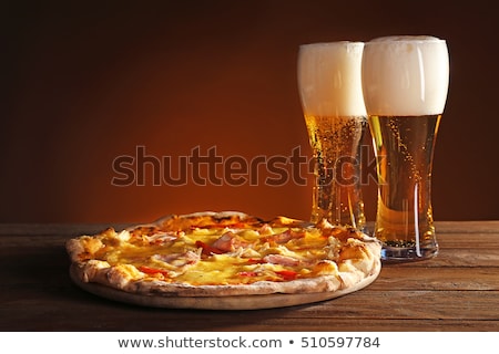 [[stock_photo]]: Pizza And Beers
