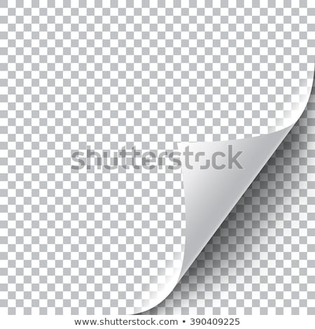 Foto stock: Curly Page Corner