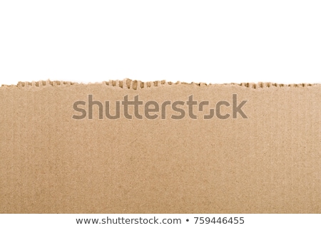 Foto stock: Collection Of Torn Cardboard Banners