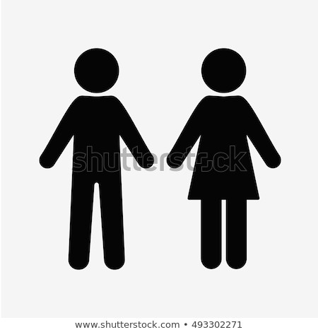 Stock photo: Vector Woman And Man