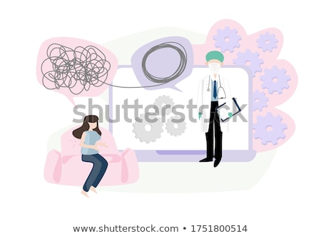 Zdjęcia stock: Mental Disorder Treatment Vector Concept Metaphors