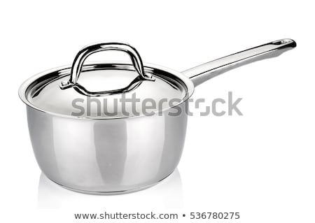 Stock foto: Stainless Steel Saucepan