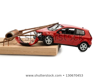 Foto stock: Coins Fall Out Of The Car