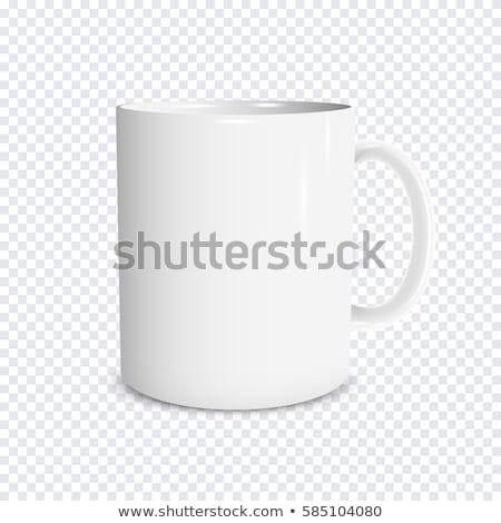 Foto stock: White Coffee Mug