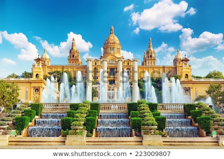 Foto stock: National Museum In Barcelona Spain