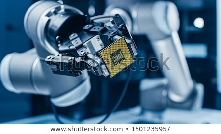 Foto stock: Computer Microchip