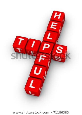 Stock foto: Faq - Text On Red Puzzles