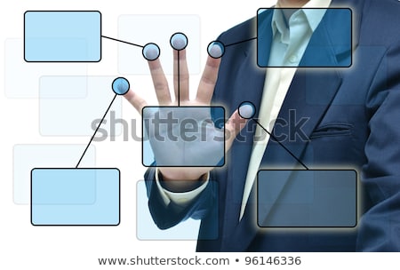 Management Of Orders Concept Over White Background Stock photo © ARZTSAMUI