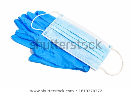 Stok fotoğraf: Medical Mask Isolated Coronavirus Remedy Quarantine From The V