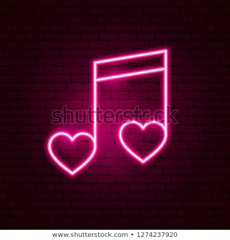 Music Heart Stockfoto © Anna_leni