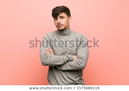 Stockfoto: Businessman Portrait With Nervous Look