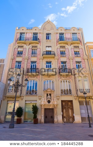 Stock photo: Valencia Plaza Almoina Punt De Ganxo Modernist Spain