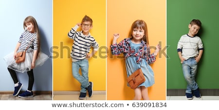 Stok fotoğraf: Kids Posing