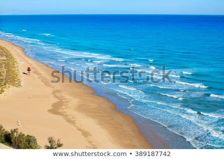 Stockfoto: Cullera Dosel Beach Aerial Mediterranean Spain