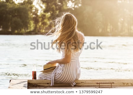 [[stock_photo]]: Girl Posing In The Dock