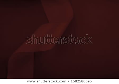 Foto stock: Abstract Silk Ribbon On Chocolate Background Exclusive Luxury B