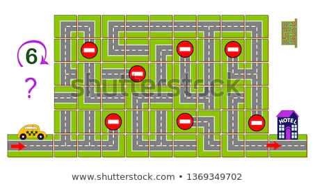 Stok fotoğraf: Draw 6 Shape Colour Way