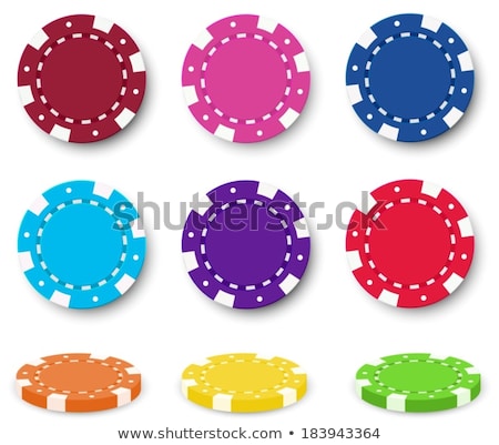 Foto stock: Casino Chips Set