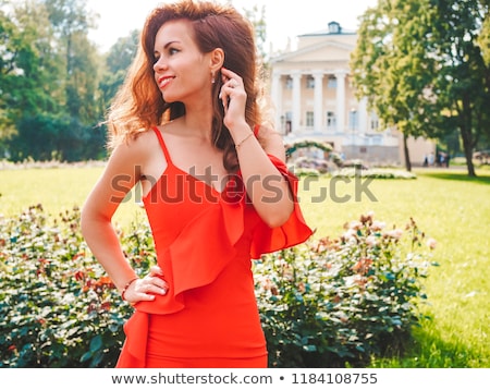 ストックフォト: Lovely Teenage Girl In Elegant Dress