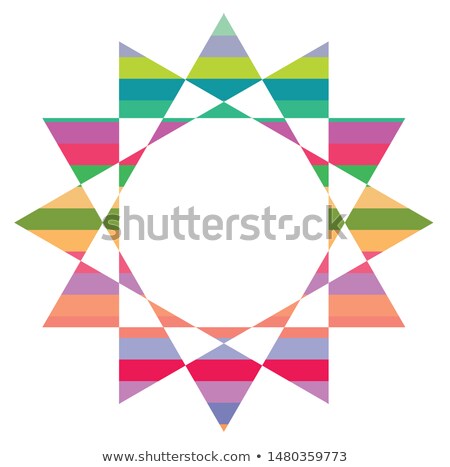 Stok fotoğraf: Abstract Colrful Background With Star
