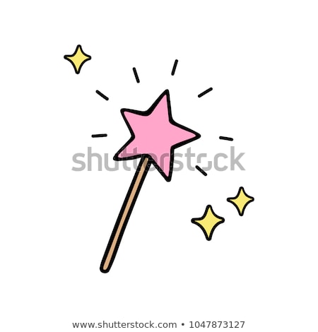 Stock photo: Fairytale Magic Wand With Shining Star