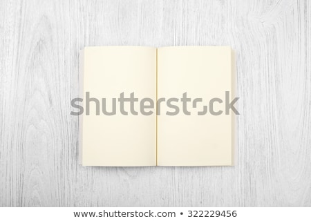 Stockfoto: Open Book On Wooden Deck