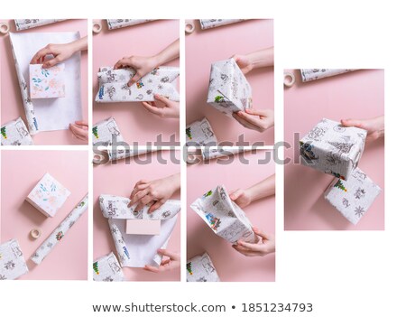 Stock photo: Gift Box With Attached Bow