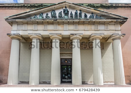 Stock fotó: Vor Frue Cathedral In Copenhagen Denmark