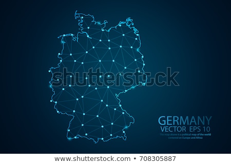 Stockfoto: 3d World Map Illustration - Berlin