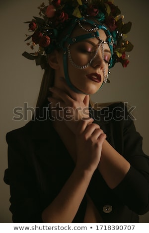 [[stock_photo]]: Fashion Woman With Perfect Skin Wearing Dramatic Makeup