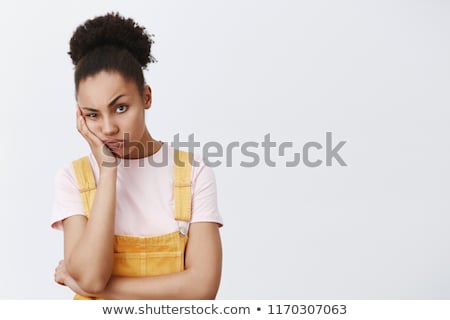 Foto stock: Annoyed Woman